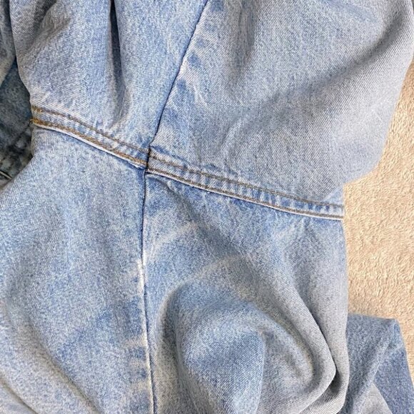 Vintage Bluenotes Light Wash High Rise Pleated Tapered Hammer Style Jeans - Picture 6 of 13